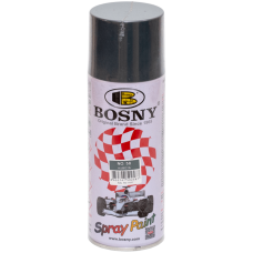 Универсальная акриловая аэрозольная эмаль Bosny серый (58) RAL 7011