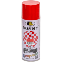 Універсальна акрилова аерозольна емаль Bosny червоний (6) RAL 2002