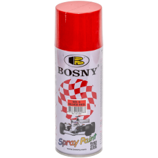 Универсальная акриловая аэрозольная эмаль Bosny красный (6) RAL 2002