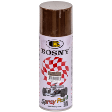 Универсальная акриловая аэрозольная эмаль Bosny махагон (7) RAL 8028