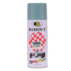 Универсальная акриловая аэрозольная эмаль Bosny серебристо-серый (22) RAL 7000