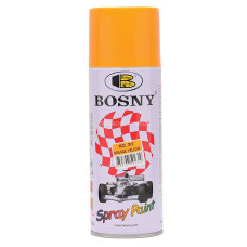 Универсальная акриловая аэрозольная эмаль Bosny желто-оранжевый (31) RAL 1007