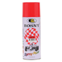 Универсальная акриловая аэрозольная эмаль Bosny темно-красный (23) RAL 3020
