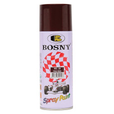 Универсальная акриловая аэрозольная эмаль Bosny красно-коричневая (29) RAL 3009