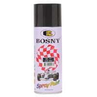 Универсальная акриловая аэрозольная эмаль Bosny темно-серый (17) RAL 7021