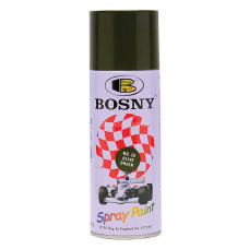 Универсальная акриловая аэрозольная эмаль Bosny зелено-оливковый (26) RAL 6007