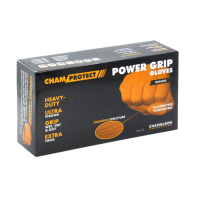 Рукавички нітрилові Power Grip XL жовті (50 шт) Chamaeleon (48906)
