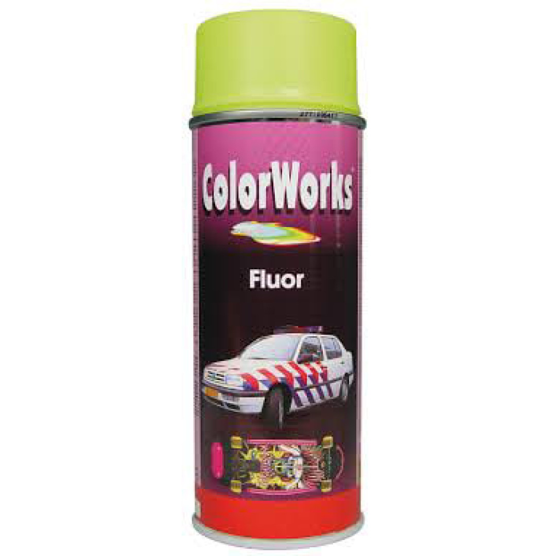 Краска флуоресцентная желтая Color Works (918542)