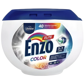 Капсули для прання Deluxe Enzo Elite Color 3 в 1, 40 шт