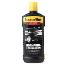 Полироль кузова с полифлоном черная Doctor Wax DW8401, 300 мл (738401)