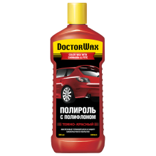 Полироль кузова с полифлоном темно-красная Doctor Wax DW8425, 300 мл (738425)