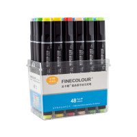 Набір маркерів Finecolour Brush 48 кольори (EF102-TB48)