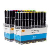 Набір маркерів Finecolour Brush 72 кольори (EF102-TB72)