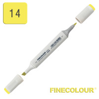 Маркер спиртовой Finecolour Sketchmarker 014 лимонный зеленый YG14 (EF100-14)