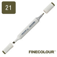 Маркер спиртовой Finecolour Sketchmarker 021 темный оливковый YG21 (EF100-21)