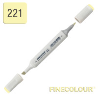 Маркер спиртовой Finecolour Sketchmarker 221 бледно-желтый лимон YG221 (EF100-221)