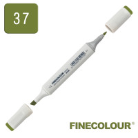 Маркер спиртовой Finecolour Sketchmarker 037 глубокий оливково-зеленый YG37 (EF100-37)