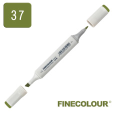Маркер спиртовий Finecolour Sketchmarker 037 глибокий оливково-зелений YG37 (EF100-37)
