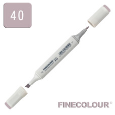 Маркер спиртовий Finecolour Sketchmarker 040 пурпурно-сірий №6 PG40 (EF100-40)