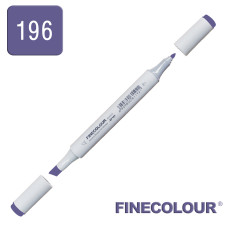 Маркер спиртовий Finecolour Junior 196 синьо-фіолетовий B196 (EF101-196)