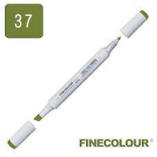 Маркер спиртовой Finecolour Junior 037 глубокий оливково-зеленый YG37 (EF101-37)