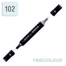 Маркер спиртовий Finecolour Brush 102 м'який зеленувато-синій BG102 (EF102-102N)