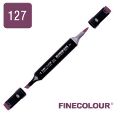 Маркер спиртовий Finecolour Brush 127 баклажан V127 (EF102-127)