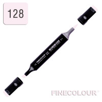 Маркер спиртовой Finecolour Brush 128 розовая мла RV128 (EF102-128N)