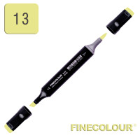 Маркер спиртовой Finecolour Brush 013 желтый сельдерей YG13 (EF102-13)