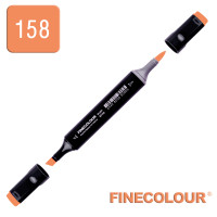 Маркер спиртовой Finecolour Brush 158 оранжевый кадмий YR158 (EF102-158)