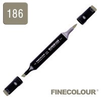 Маркер спиртовой Finecolour Brush 186 BSDS серый №7 BSDSG186 (EF102-186)