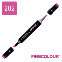 Маркер спиртовой Finecolour Brush 202 ярко-розовый RV202 (EF102-202)