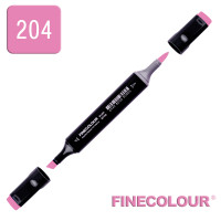 Маркер спиртовой Finecolour Brush 204 малиновый RV204 (EF102-204)