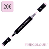 Маркер спиртовой Finecolour Brush 206 бегония V206 (EF102-206)