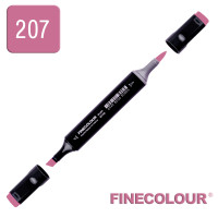 Маркер спиртовой Finecolour Brush 207 гранат RV207 (EF102-207)