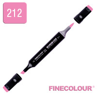 Маркер спиртовой Finecolour Brush 212 прозрачный розовый RV212 (EF102-212)
