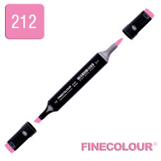 Маркер спиртовий Finecolour Brush 212 прозорий рожевий RV212 (EF102-212)