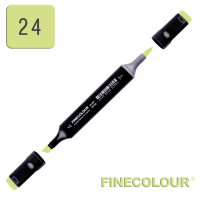 Маркер спиртовой Finecolour Brush 024 серовато-зеленый YG24 (EF102-24)