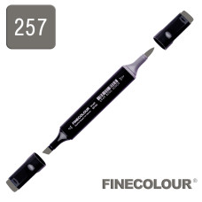 Маркер спиртовий Finecolour Brush 257 сірий тонер №8 TG257 (EF102-257)