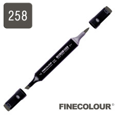 Маркер спиртовий Finecolour Brush 258 сірий тонер №10 TG258 (EF102-258)