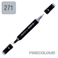 Маркер спиртовой Finecolour Brush 271 резкий серый №5 CG271 (EF102-271)