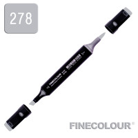 Маркер спиртовой Finecolour Brush 278 нейтральный серый №4 NG278 (EF102-278)