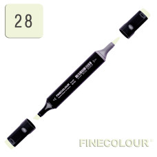 Маркер спиртовий Finecolour Brush 028 пресований лист YG28 (EF102-28N)