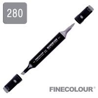 Маркер спиртовой Finecolour Brush 280 нейтральный серый №7 NG280 (EF102-280)
