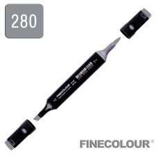 Маркер спиртовий Finecolour Brush 280 нейтральний сірий №7 NG280 (EF102-280)