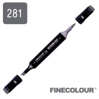 Маркер спиртовой Finecolour Brush 281 нейтральный серый №8 NG281 (EF102-281)