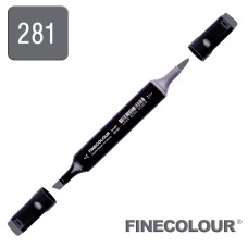 Маркер спиртовий Finecolour Brush 281 нейтральний сірий №8 NG281 (EF102-281)