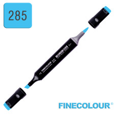 Маркер спиртовий Finecolour Brush 285 флуоресцентний синій FB285 (EF102-285)
