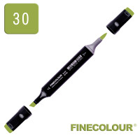 Маркер спиртовой Finecolour Brush 030 оливковый YG30 (EF102-30)