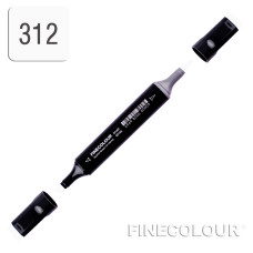 Маркер спиртовий Finecolour Brush 312 сірий тонер №0 TG312 (EF102-312N)